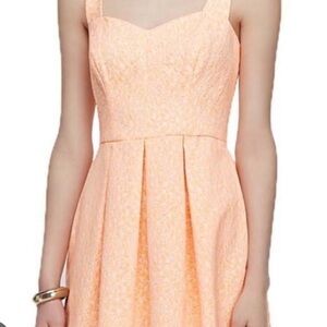 Down from $350!💗Like New Tangerine Orange Peach Prom Cocktail Sleeveless Dress